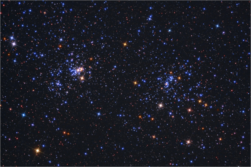 NGC 869 and NGC 884, The Double Cluster
