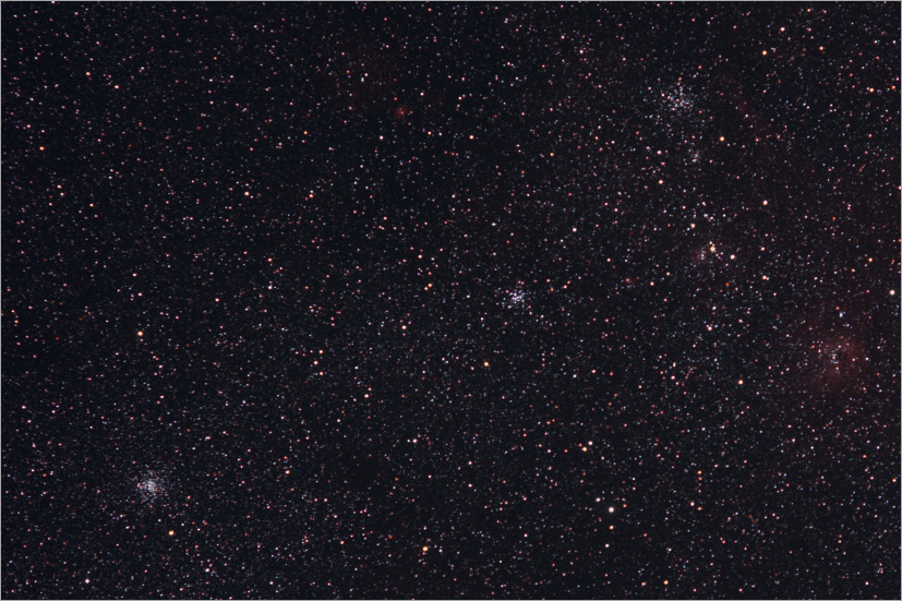 Open Clusters M36, M37 and M38