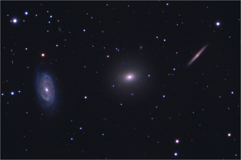 The Draco Trio of Galaxies