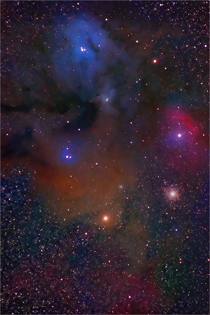 Antares - Rho Ophiuchi Nebula Complex