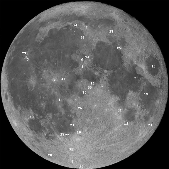 Moon Map