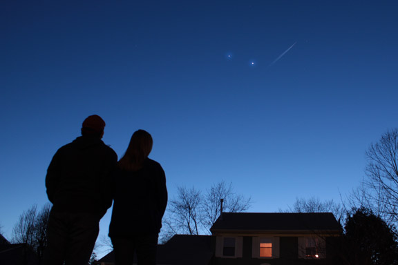 Venus and Jupiter Conjunction